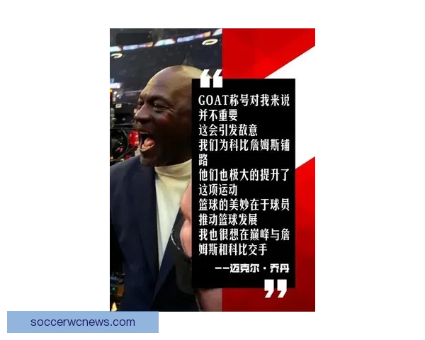 乔丹重申不存在GOAT之争 竞争心态源于天赋 赛车成了篮球遗憾的替代品